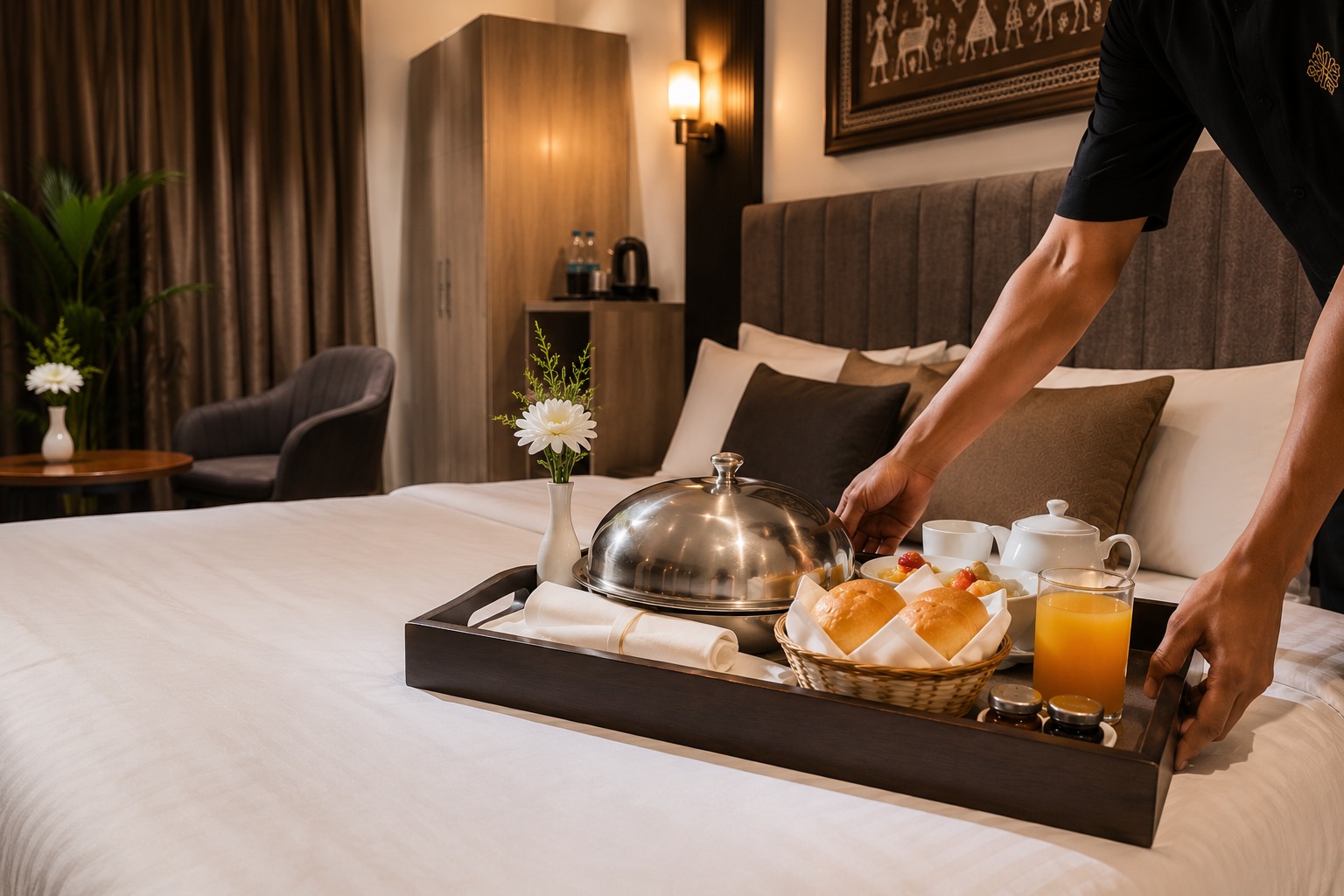 Room Service at The Cocoon Benaras